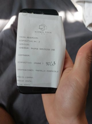 iPhone 7 32GB Negro - Pantalla Rota