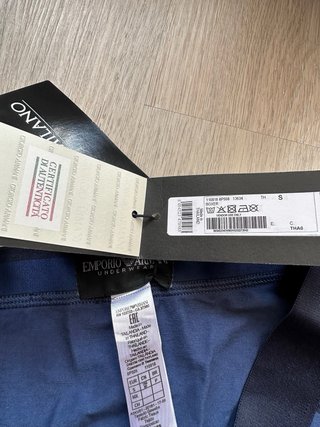 Emporio Armani Calzoncillos Boxer Azul Talla S