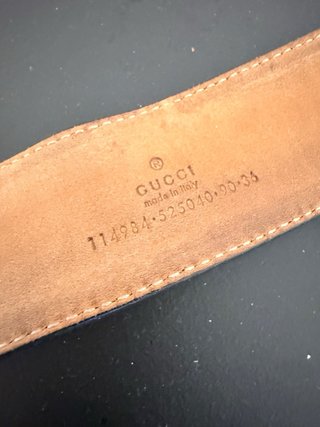 Cinturón Gucci Original Rayas Verdes y Rojas