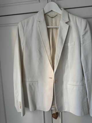 Americana Massimo Dutti Blanca Regalo camisa