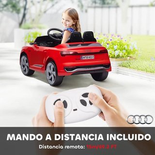 Coche Eléctrico Infantil Audi Q8 12V Mando Rojo
