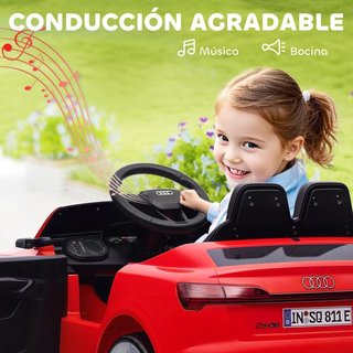Coche Eléctrico Infantil Audi Q8 12V Mando Rojo