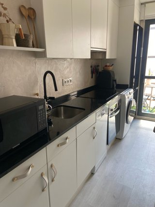 Muebles cocina de madera blanco en Madrid o Zamora