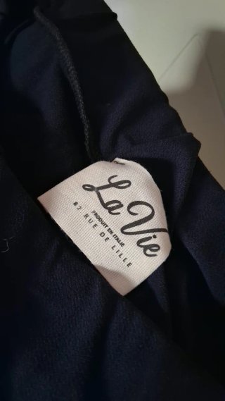 Gonna lunga donna blu a pieghe