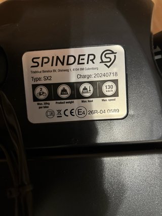 Portabicicletas Spinter SX2 dos bicis