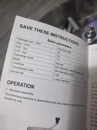 Recortadora de Hojas Manual
