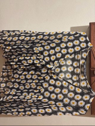 Camisa Zara flores margaritas