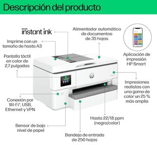 Stampante multifunzione HP OfficeJet Pro 9720e A3