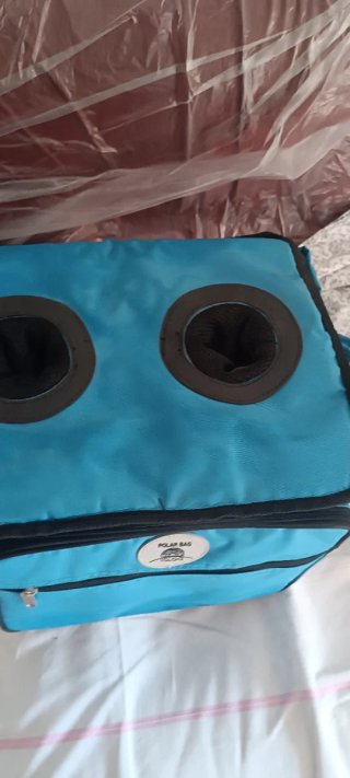 Borsa termica frigo Igloo blu con ruote