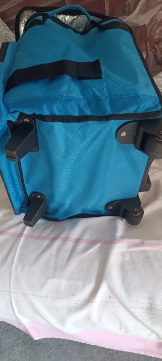 Borsa termica frigo Igloo blu con ruote