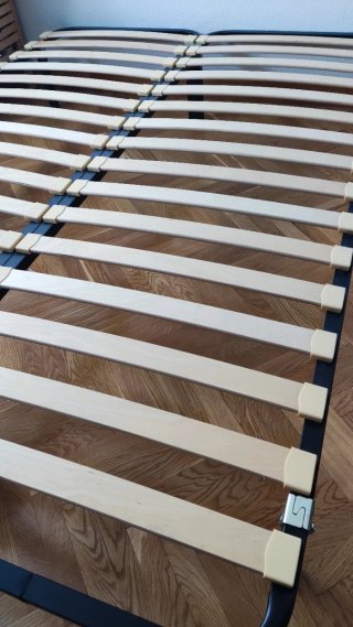 Somier doble láminas madera y metal