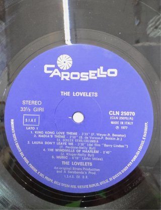 The Lovelets - Music LP Vinile 33 Giri 1977