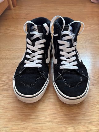 Zapatillas Vans Botín Negras Talla 37