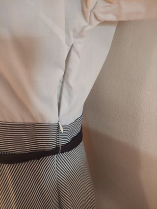 Vestido camisero rayas manga larga