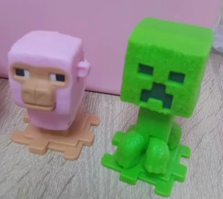 Lote Figuras Minecraft McDonald's
