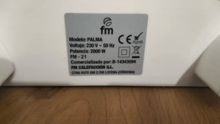 Calefactor FM blanco
