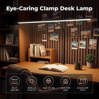 Lámpara LED Escritorio Pinza 80cm