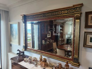 Espejo de salón grande decorativo