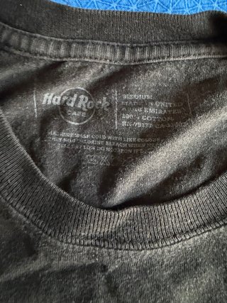 T-shirt Hard Rock Cafe Paris nera
