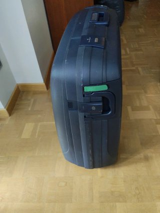 Maleta extra rígida muy grande Azul