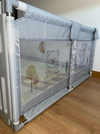 Cortile grande XL per bambini con tappeto e porta