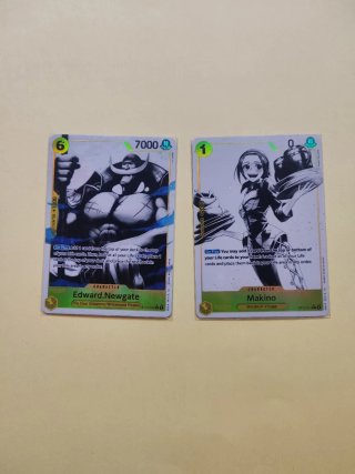 One Piece TCG Edward Newgate & Makino