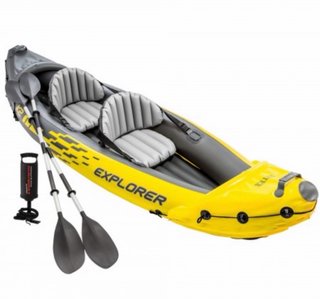 Kayak Hinchable Doble Explorer + Accesorios