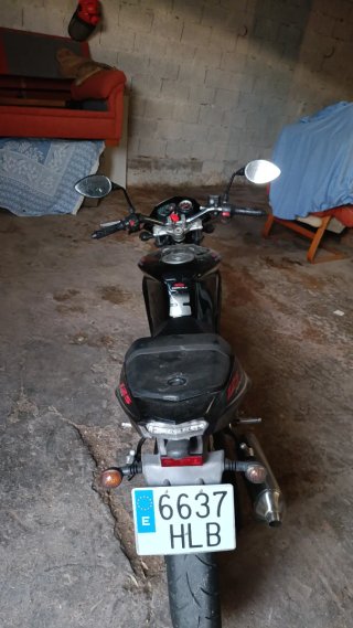 Rieju 125cc Motor Yamaha Negra
