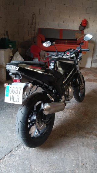 Rieju 125cc Motor Yamaha Negra