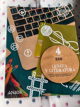 Libro de Lengua y Literatura de 4º ESO (Anaya), Tr