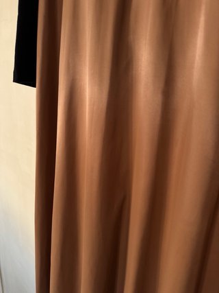 Vestido Zara Bicolor Negro y Marrón