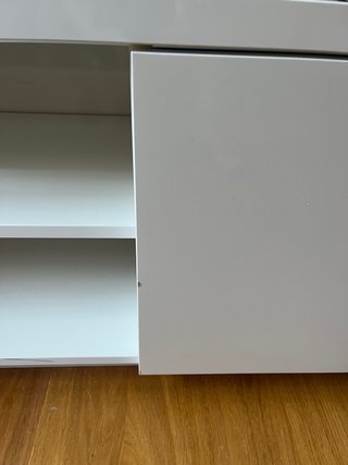 Mueble TV Blanco Brillo Ikea