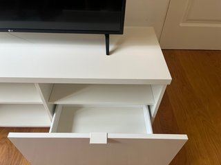 Mueble TV Blanco Brillo Ikea