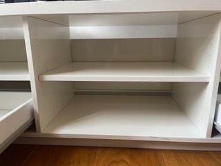 Mueble TV Blanco Brillo Ikea
