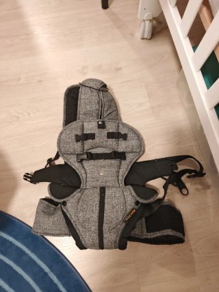 Mochila Portabebés Ergonómica Gris