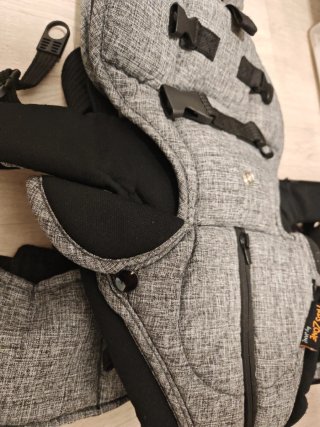Mochila Portabebés Ergonómica Gris