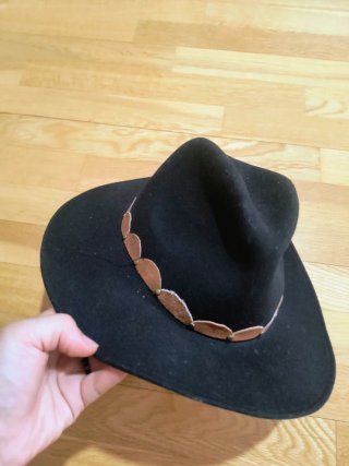 Sombrero Cowboy Negro y Marrón