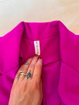 Completo Fucsia: Blazer e Pantalone