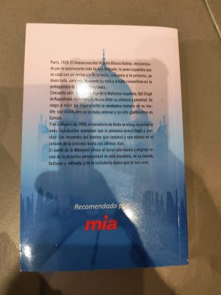 Libro El sueno de la Maharaní