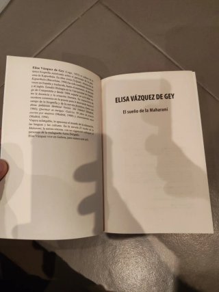 Libro El sueno de la Maharaní
