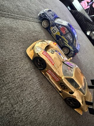 Coches Scalextric Rally y GT
