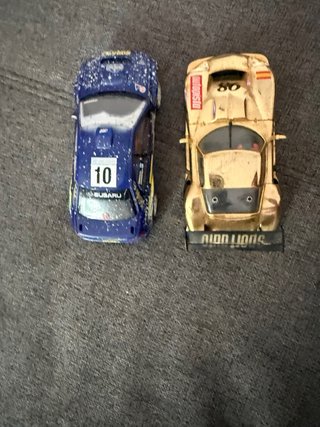 Coches Scalextric Rally y GT