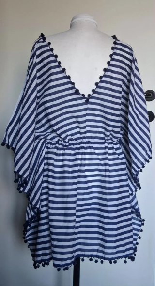 Túnica mujer rayas azul y blanco