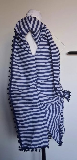 Túnica mujer rayas azul y blanco