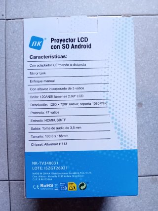 Proyector LCD NK Android H713