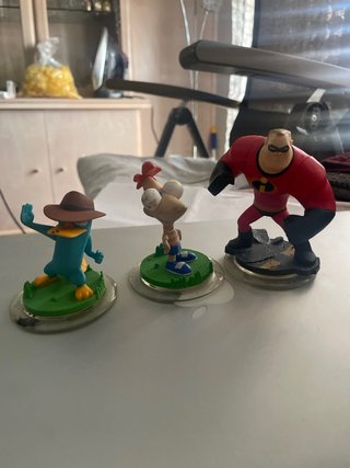 Figuras Disney Infinity Perry, Phineas y Sr. Incre