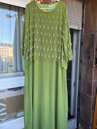 Vestido fiesta verde L/XL