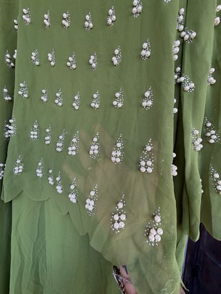 Vestido fiesta verde L/XL