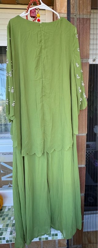 Vestido fiesta verde L/XL