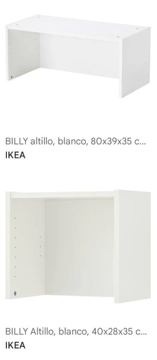 Altillo Estantería IKEA BILLY Blanco